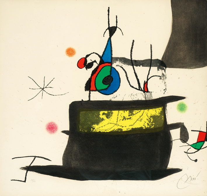  胡安·米罗 Joan Miró ——马车上的鸟